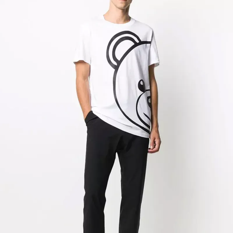 MOSCHINO T Shirts Men White-3