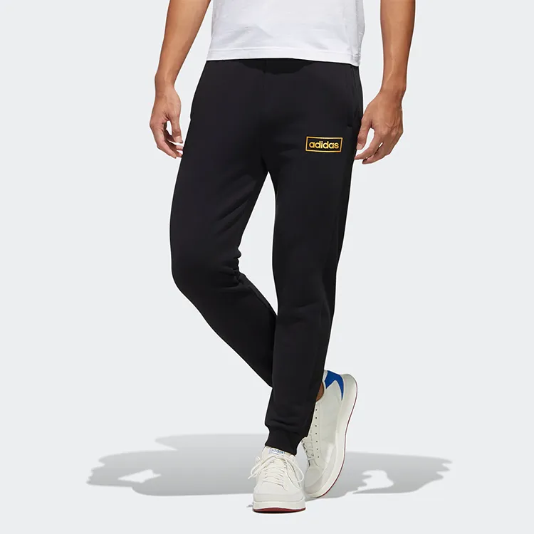 Adidas Neo Knitted Sports Pants Men's Black-2