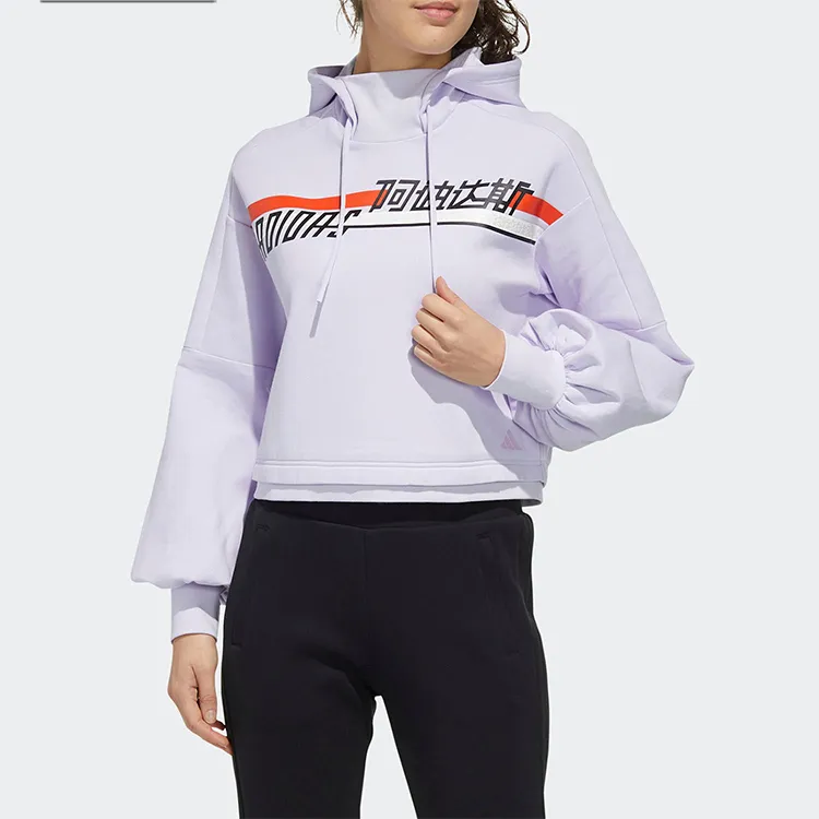 Adidas Sweatshirts Women's Light Purple-2