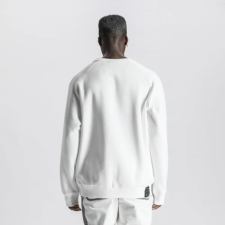 NORVINCY Trendy Without Hood Pullover Fleece Lined Raglan Sleeve Sweatshirt Unisex-4
