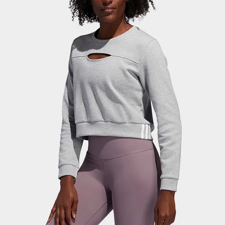 Adidas Sweatshirts Women's Gray-2