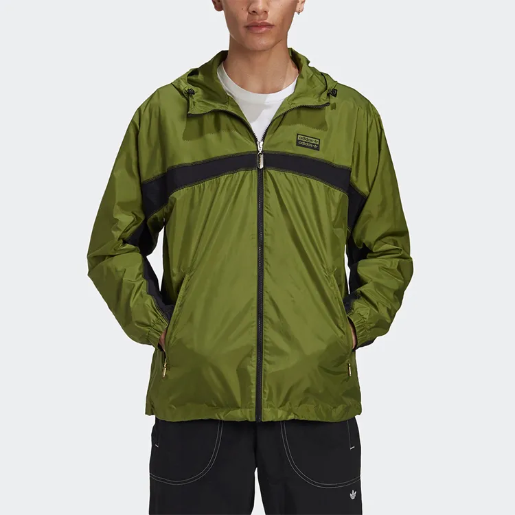 Adidas Originals Trench Coat Men's Olive Green-4