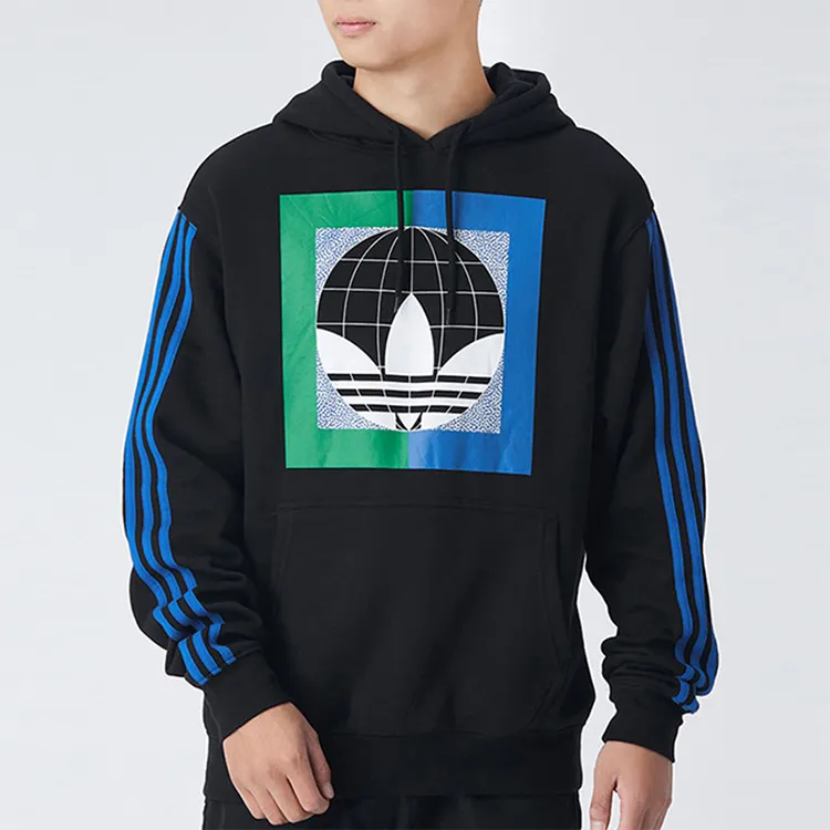 Adidas Originals GLOBE HOODIE Sweatshirts Men Black-2