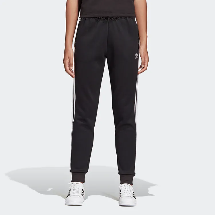 Adidas Originals Cuff Pant Knitted Sweatpants Women's Black-2