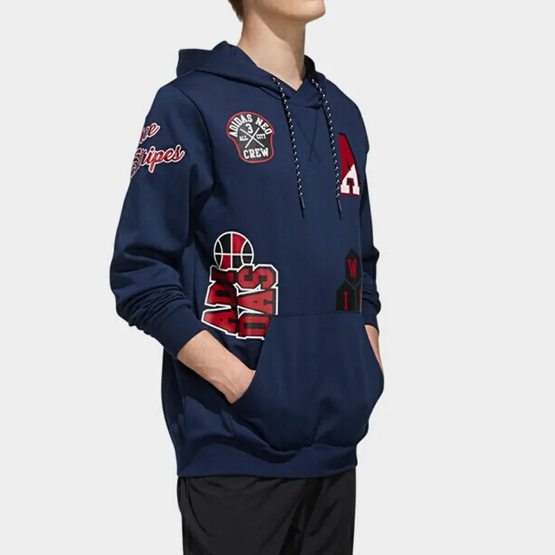 Adidas Neo Sweatshirts Men College Navy-5