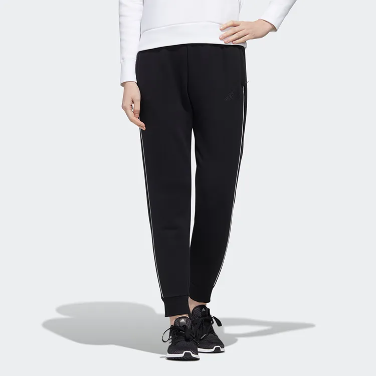 Adidas Knitted Sweatpants Women's Black-2
