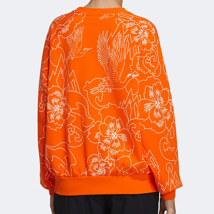 Adidas Sweatshirts Women's Orange-2
