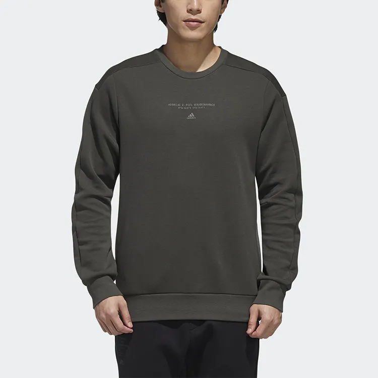 Adidas Sweatshirts Men Deep Earthy Brown-3