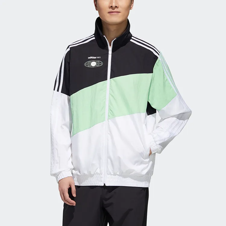 Adidas Neo Jacket Fall Men's Black Green Multicolor-2