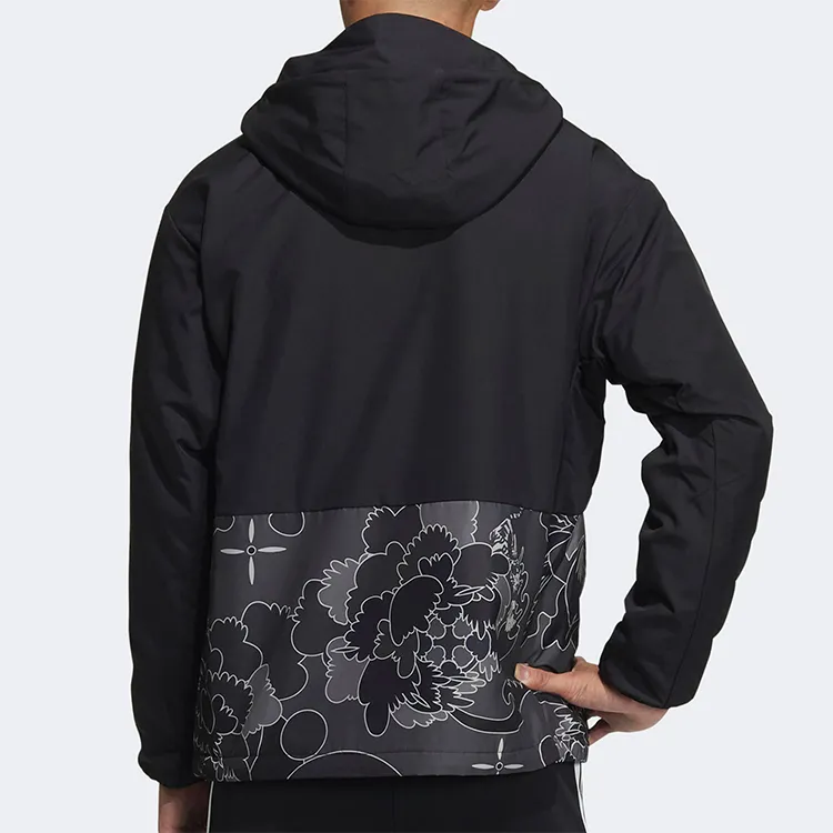 Adidas Aop Block Jacket Men's Black-2