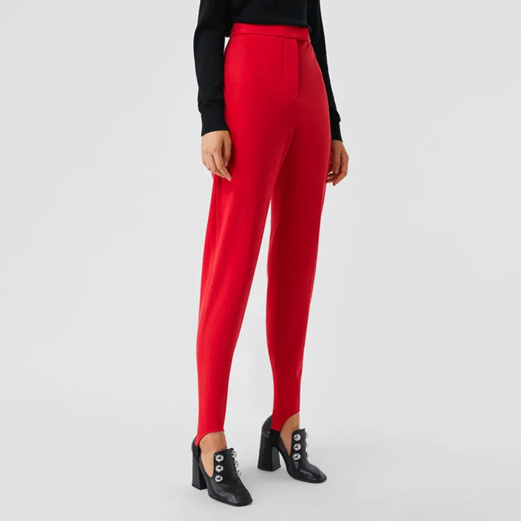 Burberry Casual Pants Women's Red-3