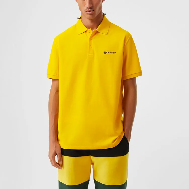 Burberry Polo Shirt Men's Yellow-3