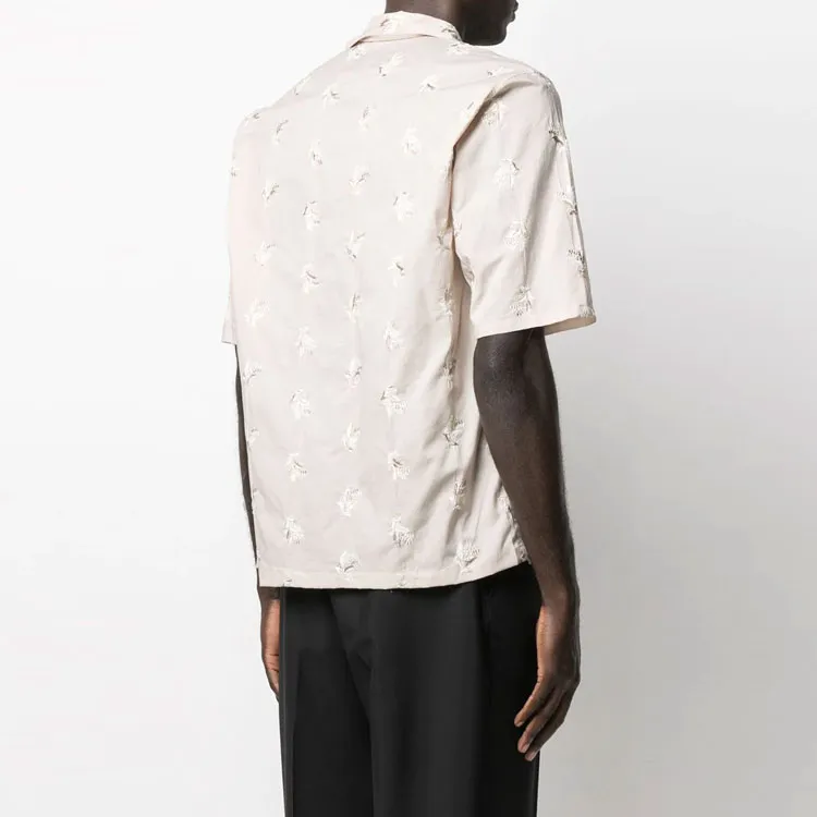 Needles Plant Embroidered Cabana Shirt-2