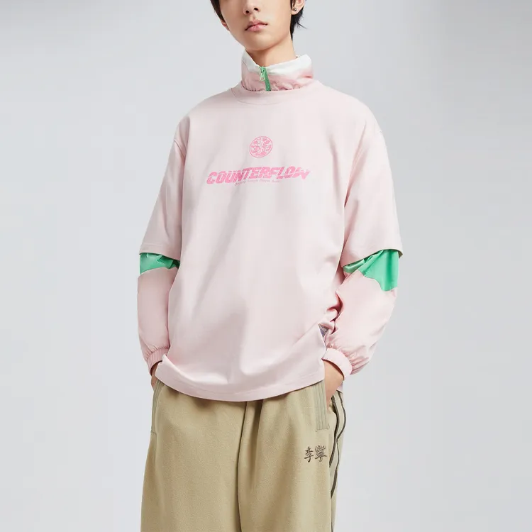 LINING CF T Shirts Men Light Pastel Pink-3