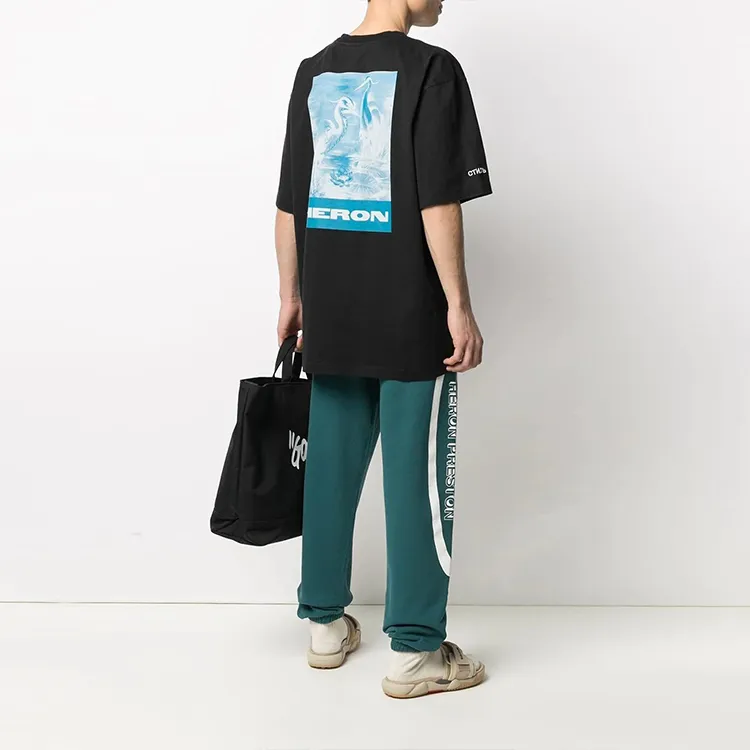 HERON PRESTON T Shirts Men Black-2