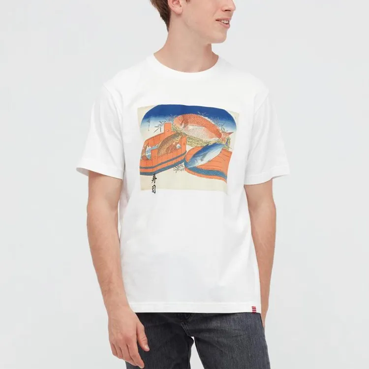 UNIQLO Kashiwa Sato Straight T Shirt Men's White-2