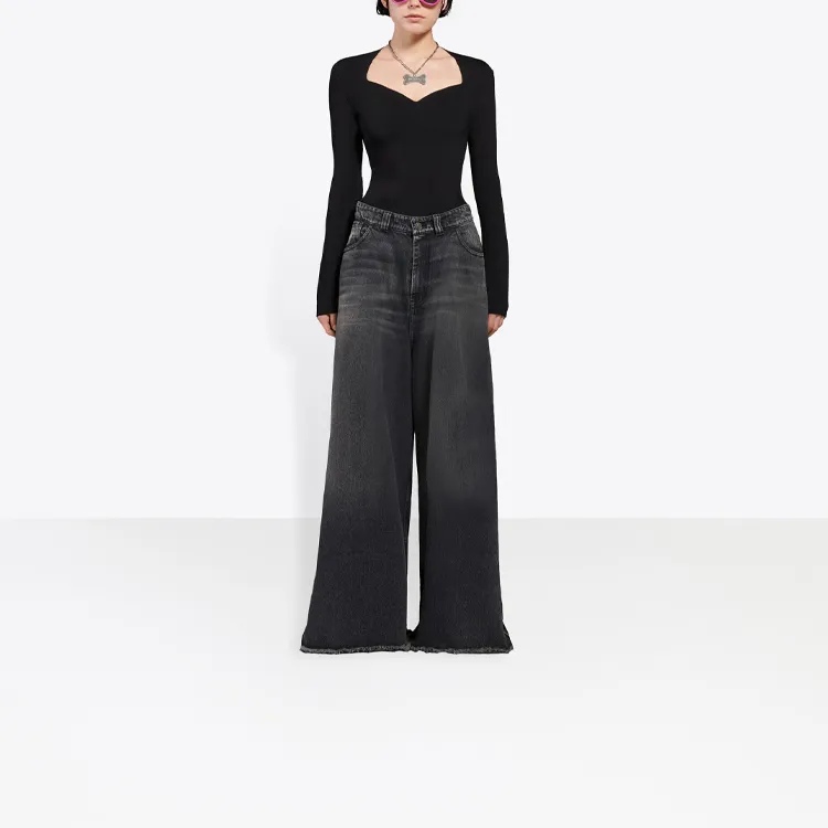 Balenciaga Jeans Women's Black-3
