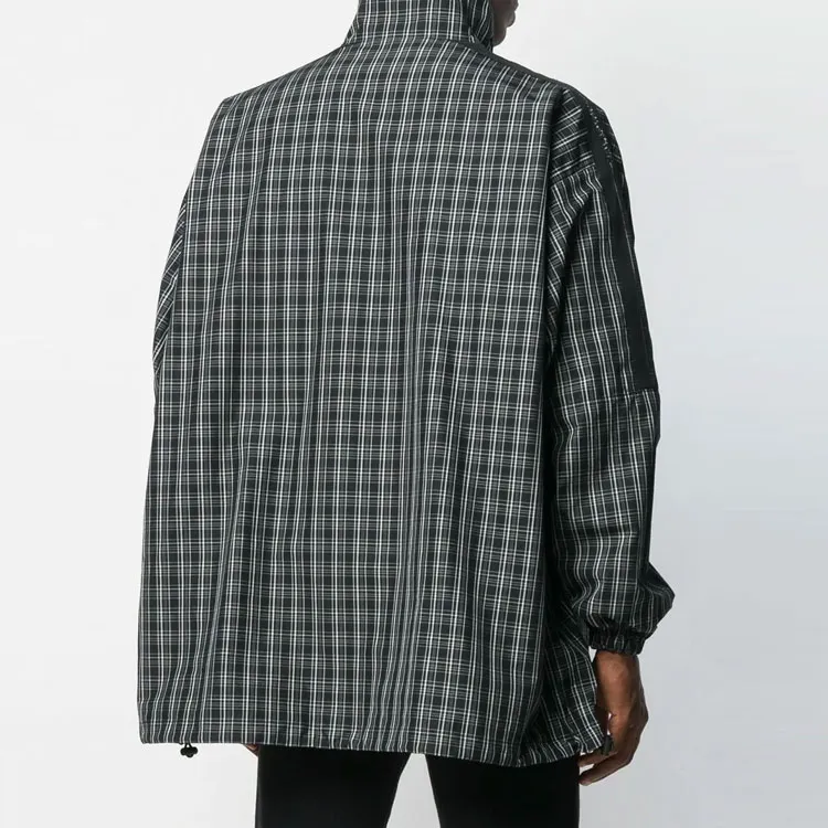 Balenciaga Checkered Nylon Track Suit Jacket-2