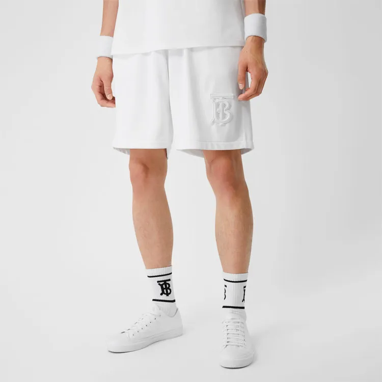 Burberry Casual Shorts Men White-3