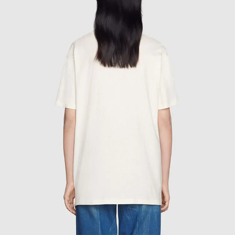 GUCCI X Doraemon Logo print T shirt-2