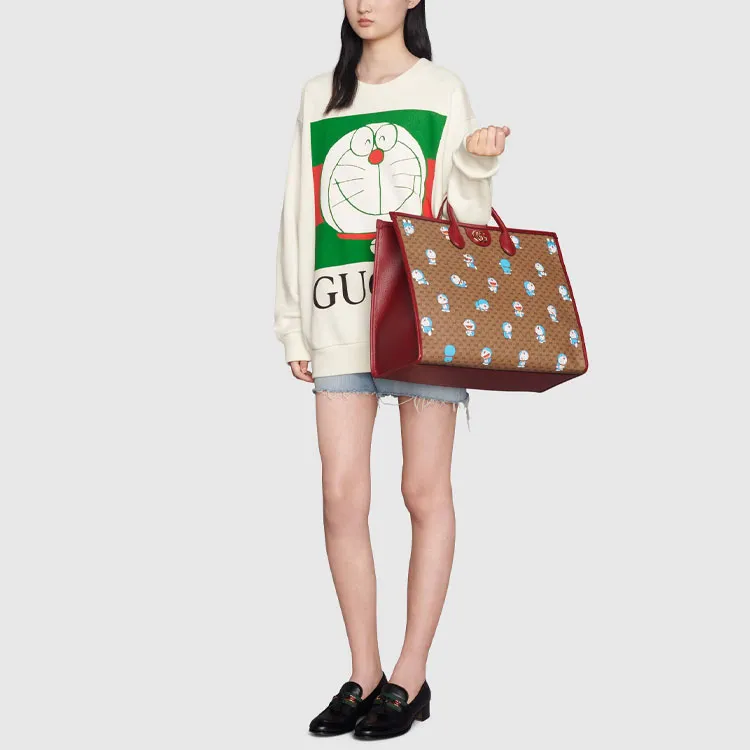 GUCCI Sweatshirt Women's Ivory White-3
