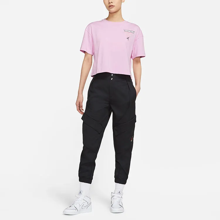 Jordan Crop Tops Women's Pink-4