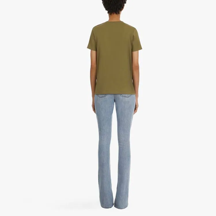 BALMAIN T-Shirts Women's Khaki-1