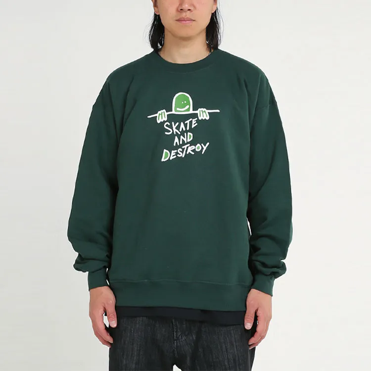 Thrasher Sweatshirt US Version Unisex Green-4