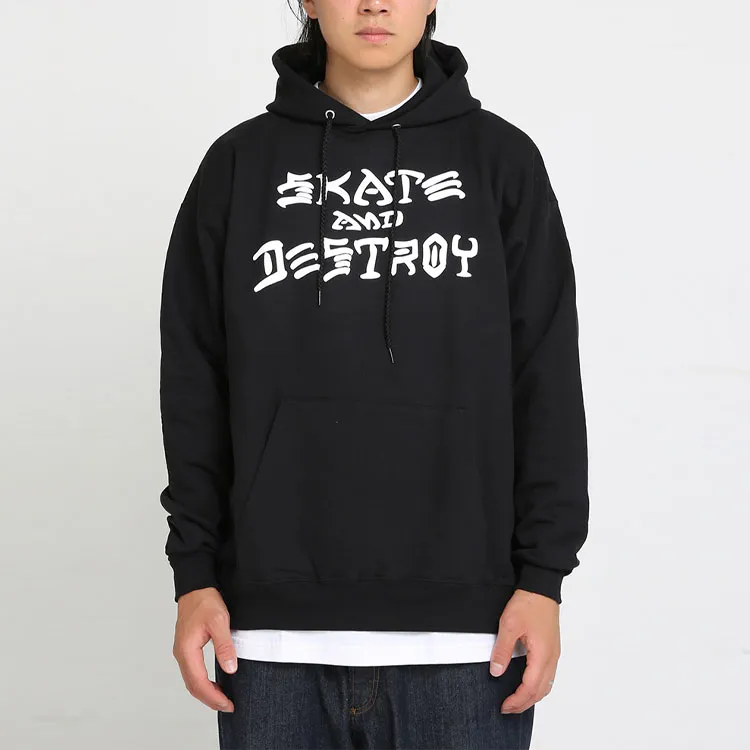 Thrasher Sweatshirts Unisex Black-4