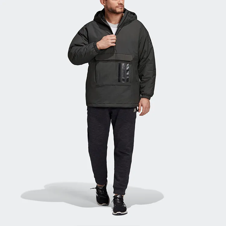 Adidas Puffer Jackets Men Deep Earthy Brown-2