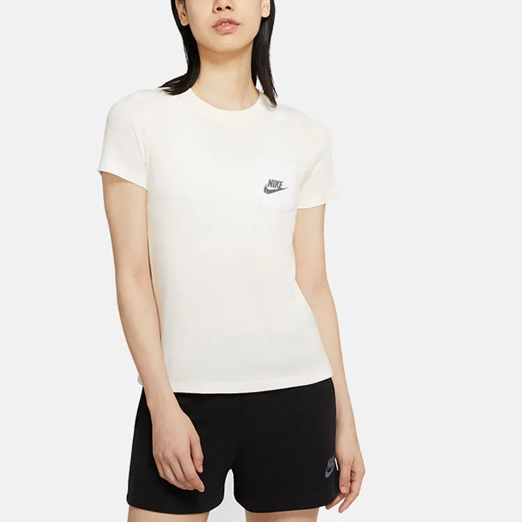 Nike Set-in Sleeve T-Shirt Women's Beige-3