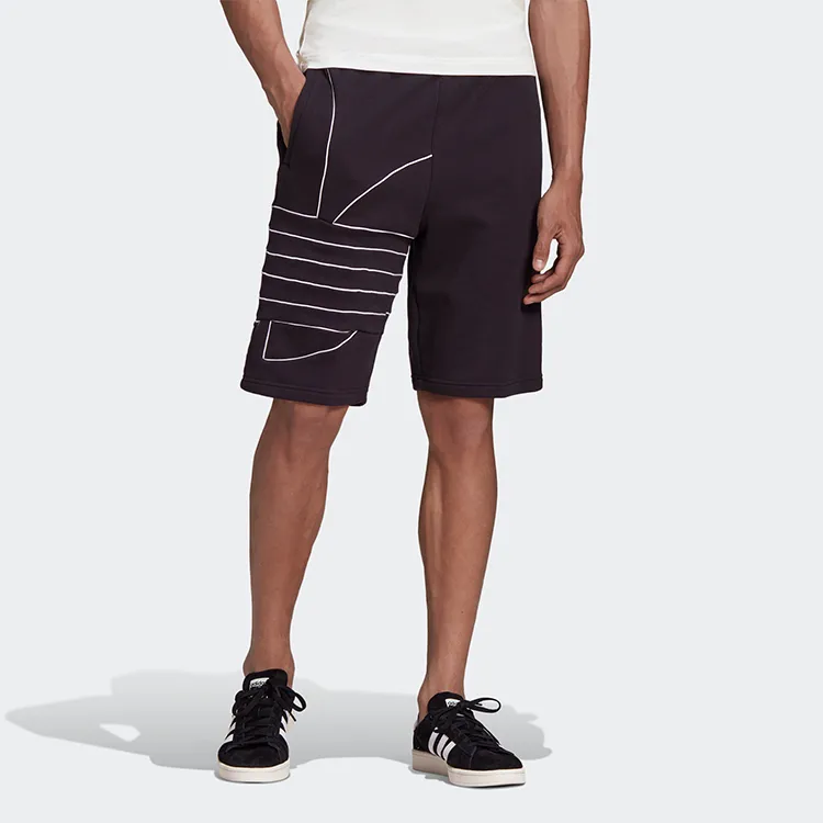 Adidas Originals BIG TREFOIL Sports Shorts Men Black-2