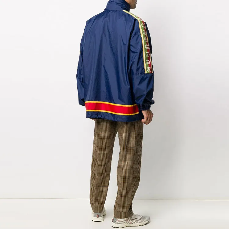 GUCCI Jackets Men Blue-1