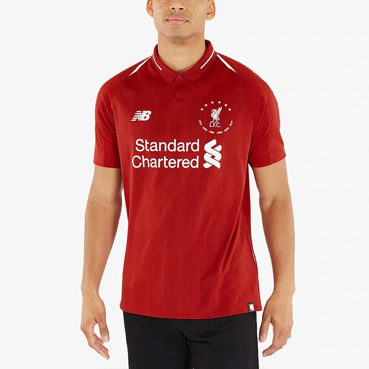 New Balance Polo Shirt Men's Red-3