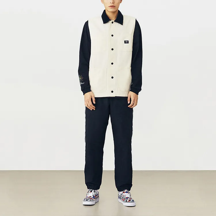 Vans Vests Unisex Ecru-5