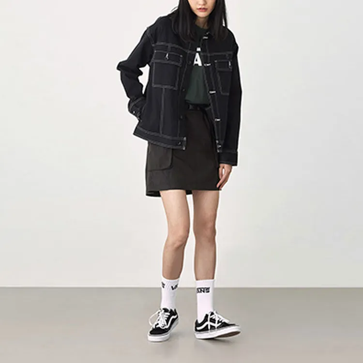 Vans Cargo Short Skirts Women's Black-3