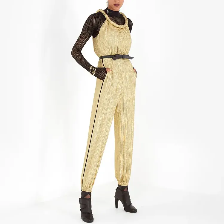 FENDI Jumpsuits Women's Gold-2