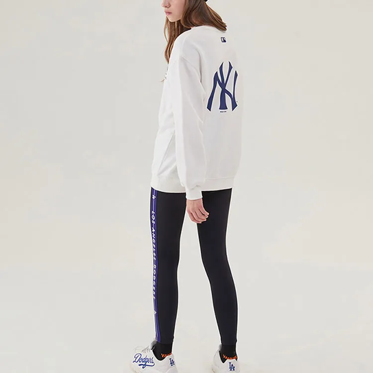 MLB Sweatshirts Unisex Ivory White-5