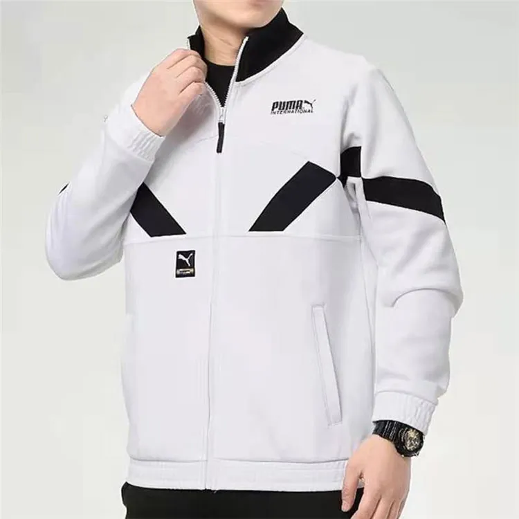 PUMA Jackets Men White-3