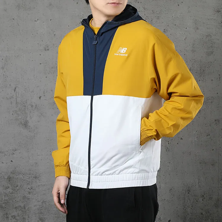 New Balance Jacket Men's Yellow-4
