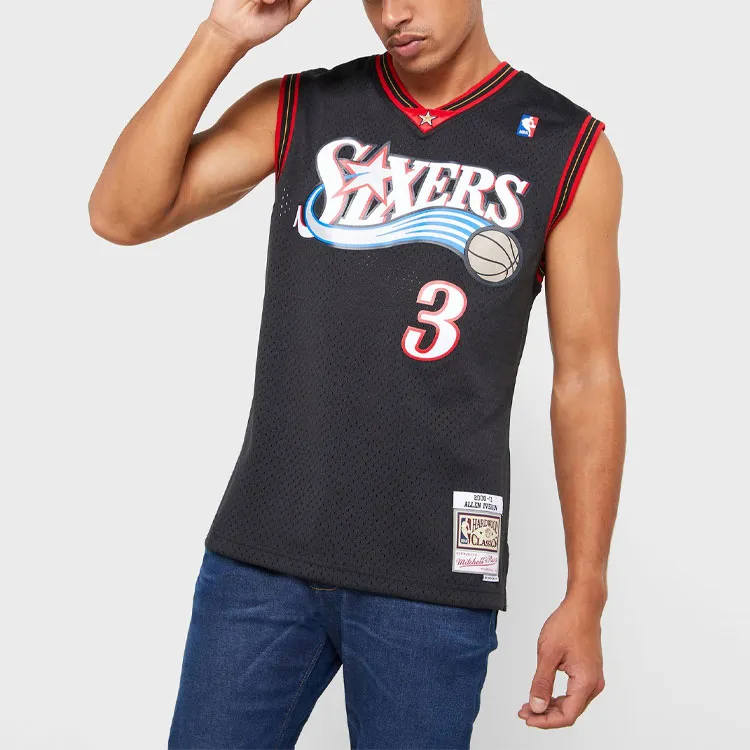 Mitchell & Ness Basketball Jersey Unisex Black-2