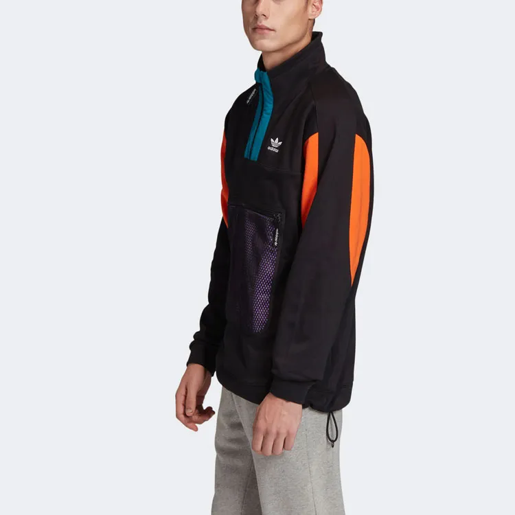 adidas originals Men PT3 1/4 Zip Jacket Black-4