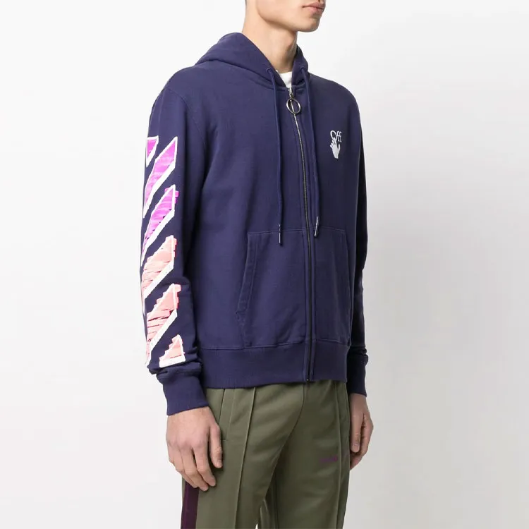 OFF WHITE Marker Slim Zip Hoodie-3