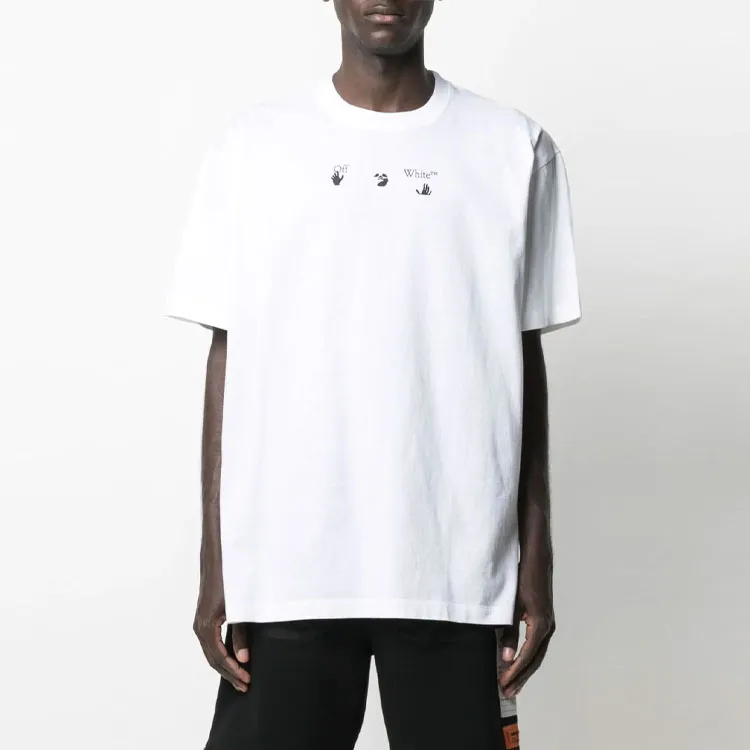 OFF WHITE Blue Marker S/S Over Tee-1