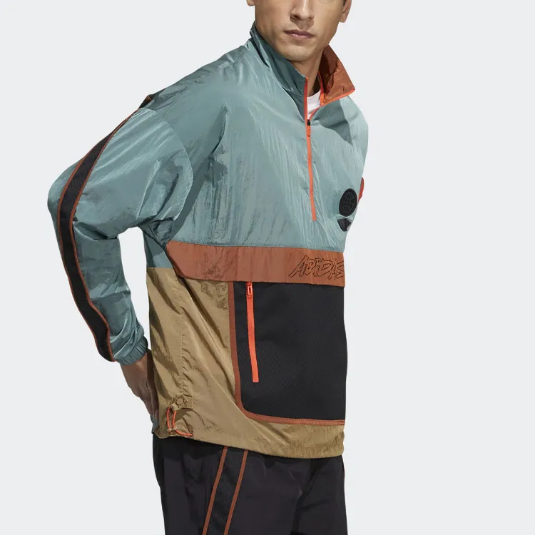 Adidas Jackets Men Yellow Green-3