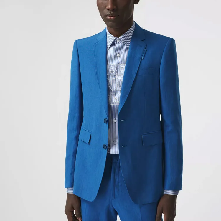 Burberry SS21 Business Suits Coats Men's Blue-2
