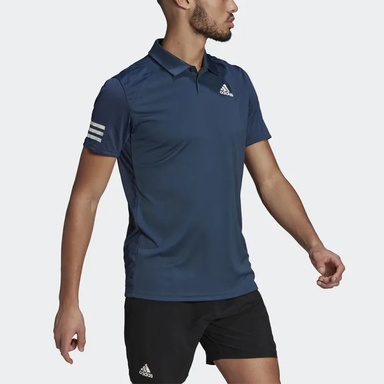 Adidas Polo Shirts Men Navy Blue-3