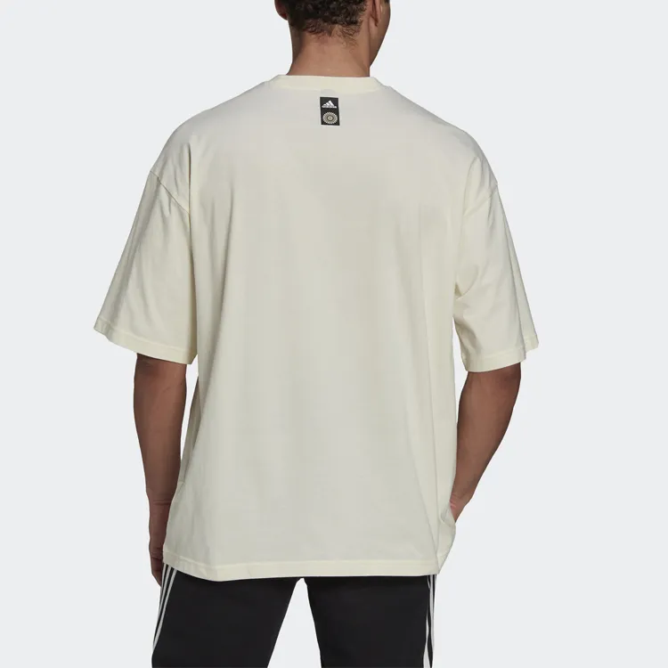 Adidas T Shirts Men Ivory-2