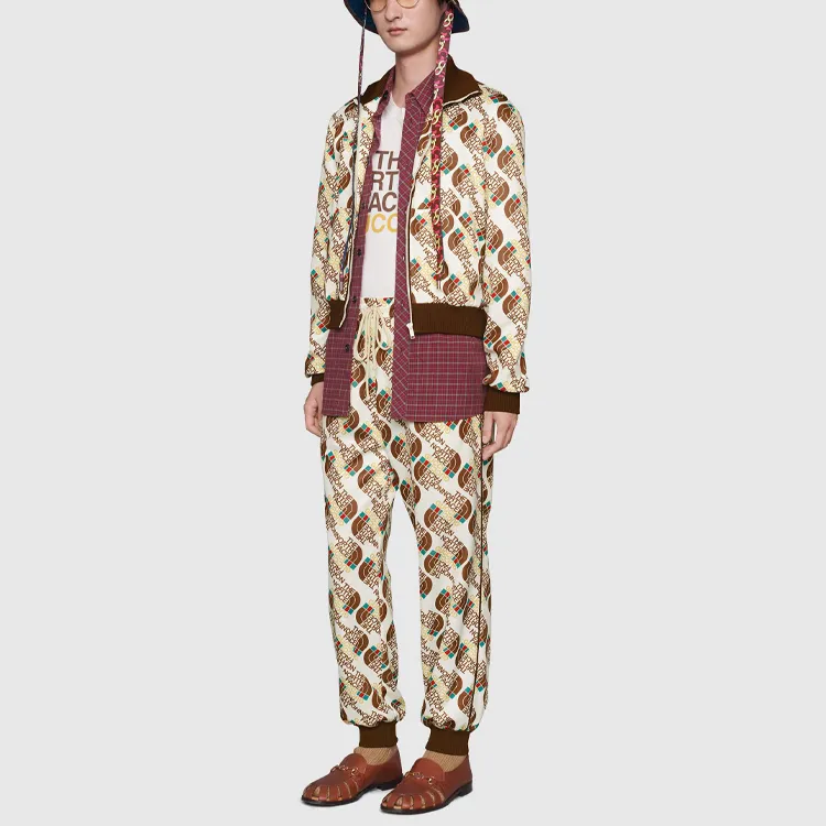GUCCI X The North Face Web Print Technical Jersey Jogging Pant-3