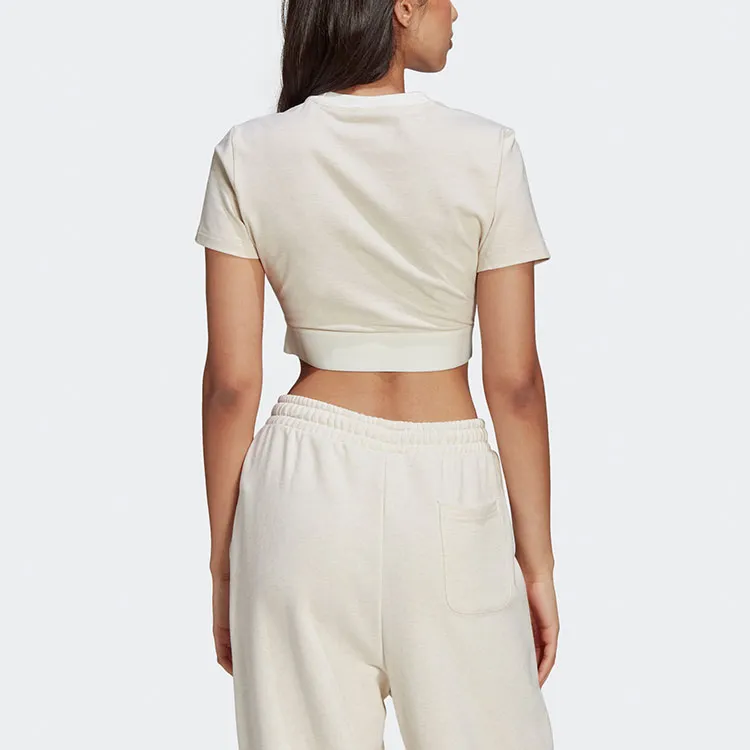 Adidas Originals R.Y.V. Collection Crop Tops Women's Jade White-2